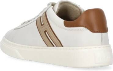 Hogan Ivoorleren Sneakers voor Vrouwen Beige Dames