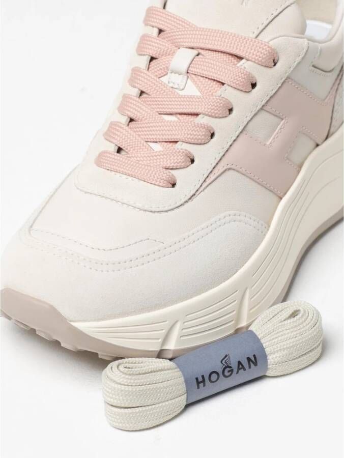 Hogan Ivory Flat Sneakers