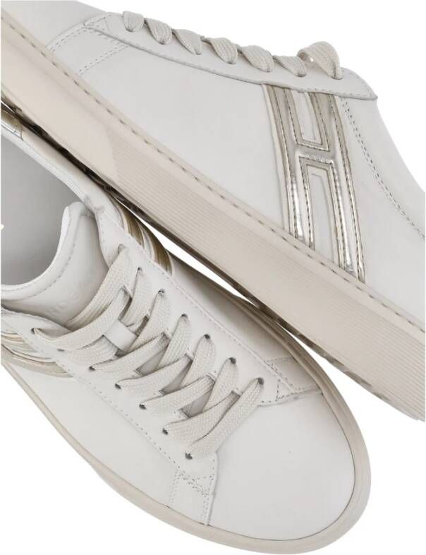 Hogan Sneakers van metallic leer met uitneembare binnenzool Multicolor Dames - Foto 9