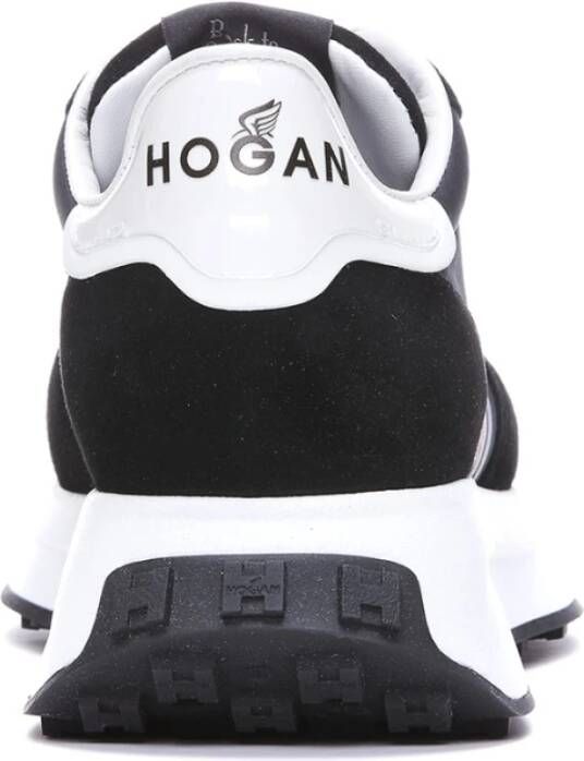 Hogan Klassieke Witte Sneaker Black Dames
