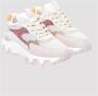 Hogan Beige Suède Sneakers met Lurex Inzetstukken Beige Dames - Thumbnail 5