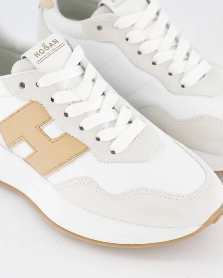 Hogan Lace-Up Patch Sneakers