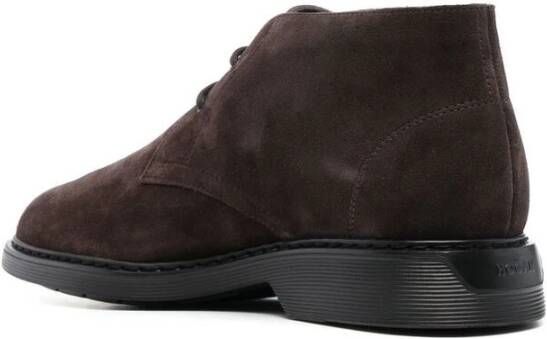 Hogan Laced Shoes Brown Heren