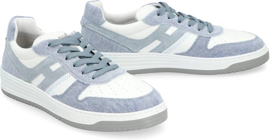 Hogan Lage Denim Sneakers Multicolor Heren