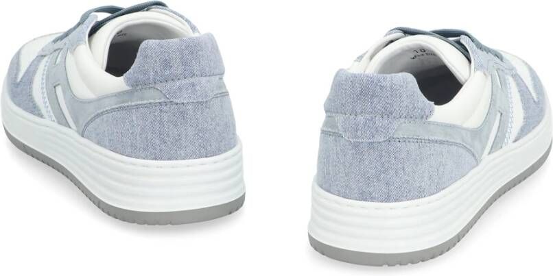 Hogan Lage Denim Sneakers Multicolor Heren