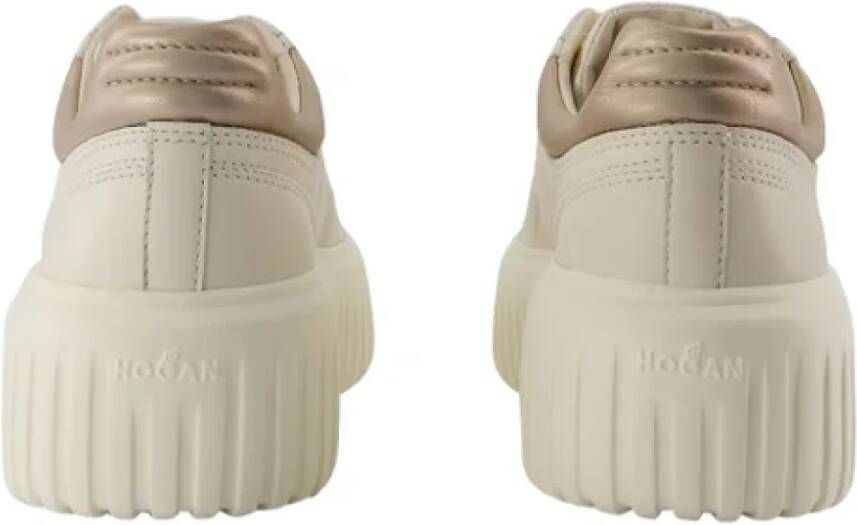 Hogan Leather sneakers Beige Dames