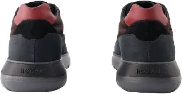 Hogan Leather sneakers Black Heren