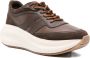 Hogan Leren Sneakers Marrone Aw25 - Thumbnail 2