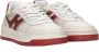 Hogan Leren Sneakers met Gehamerd Effect Red Heren - Thumbnail 2