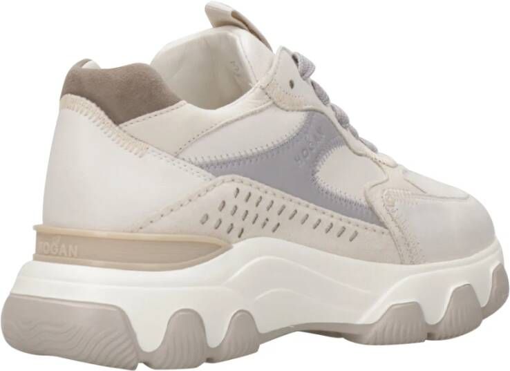 Hogan Leren Sneakers met Geheugenschuim Binnenzool Multicolor Dames