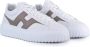 Hogan Leren Sneakers met Memory Foam Zool - Thumbnail 2