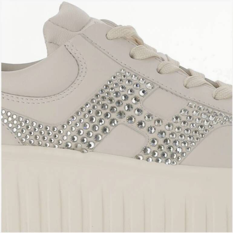 Hogan Leren sneakers met Rhinestone-detail