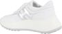 Hogan Leren Sneakers met Zilveren Detail - Thumbnail 2