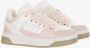 Hogan Leren Sneakers Ronde Neus Veters Logo Pink Dames - Thumbnail 3