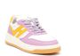 Hogan Leren Sneakers Wit Paars Geel Multicolor Dames - Thumbnail 2