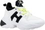 Hogan Leren Stoffen Sneakers Veters Stijl Multicolor Dames - Thumbnail 2
