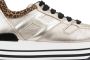 Hogan Leren vetersneakers met laminaat Multicolor Dames - Thumbnail 5