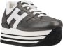 Hogan Leren Vetersneakers Multicolor Dames - Thumbnail 2