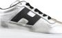 Hogan Leren Vetersneakers voor Dames Gray Dames - Thumbnail 5