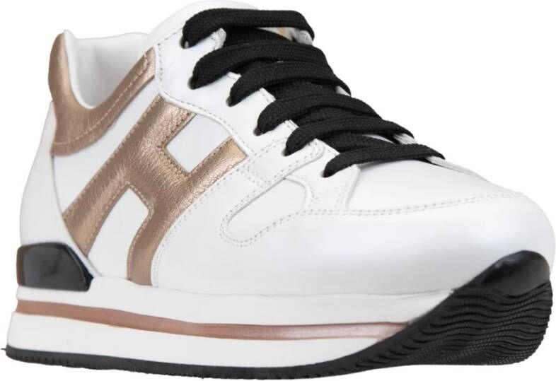 Hogan Leren Vetersneakers voor Dames Multicolor Dames