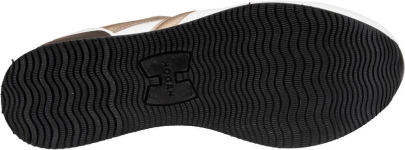 Hogan Leren Vetersneakers voor Dames Multicolor Dames