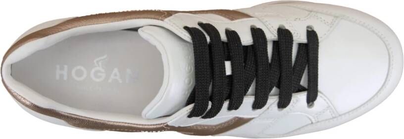 Hogan Leren Vetersneakers voor Dames Multicolor Dames
