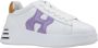 Hogan Leren Vetersneakers voor Dames Multicolor Dames - Thumbnail 2