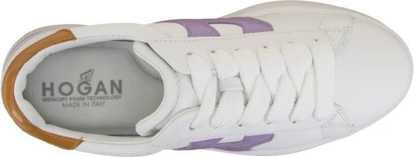 Hogan Leren Vetersneakers voor Dames Multicolor Dames