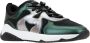 Hogan Leren Vetersneakers voor Dames Multicolor Dames - Thumbnail 2