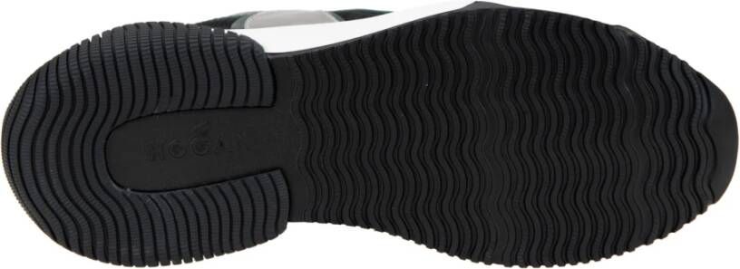 Hogan Leren Vetersneakers voor Dames Multicolor Dames