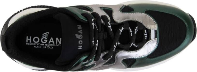 Hogan Leren Vetersneakers voor Dames Multicolor Dames