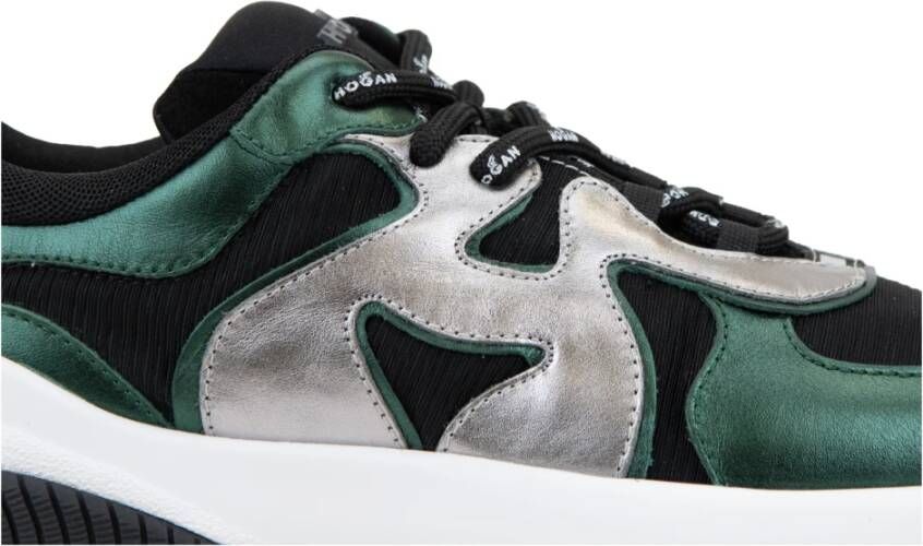 Hogan Leren Vetersneakers voor Dames Multicolor Dames