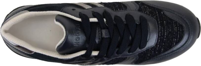 Hogan Leren Vetersneakers voor Dames Multicolor Dames