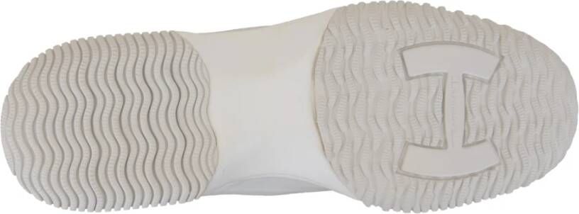 Hogan Leren Vetersneakers voor Dames White Dames
