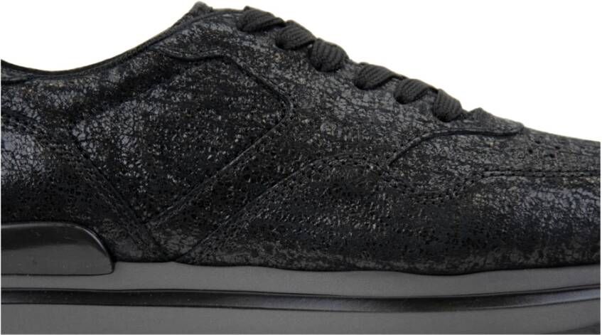 Hogan Leren Vetersneakers voor Vrouwen