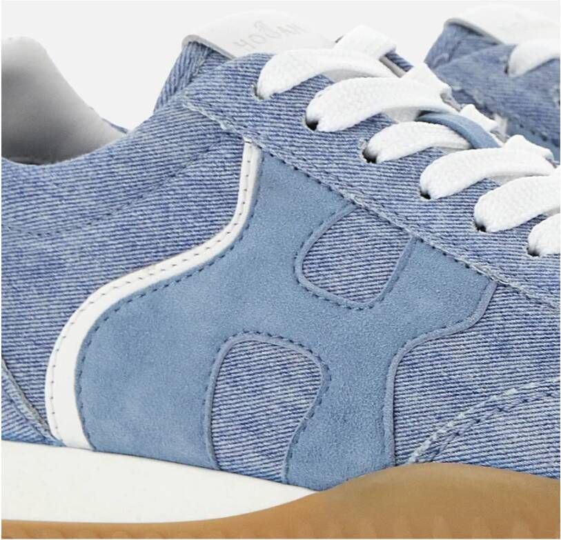 Hogan Lichtblauwe Olympia-Z Sneakers Blue Dames