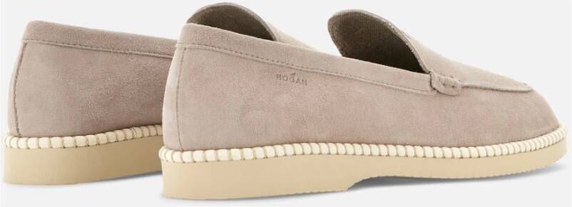 Hogan Loafers Beige Dames