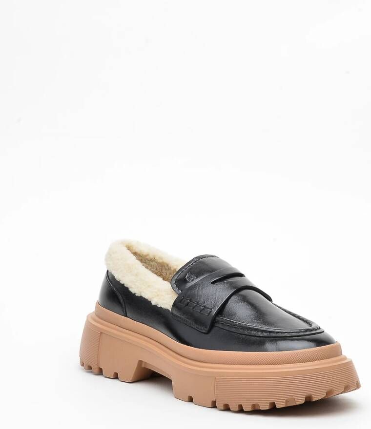 Hogan Loafers Black Dames