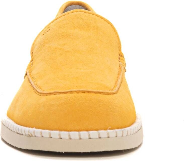 Hogan Mocassino Loafer in suede Yellow Dames