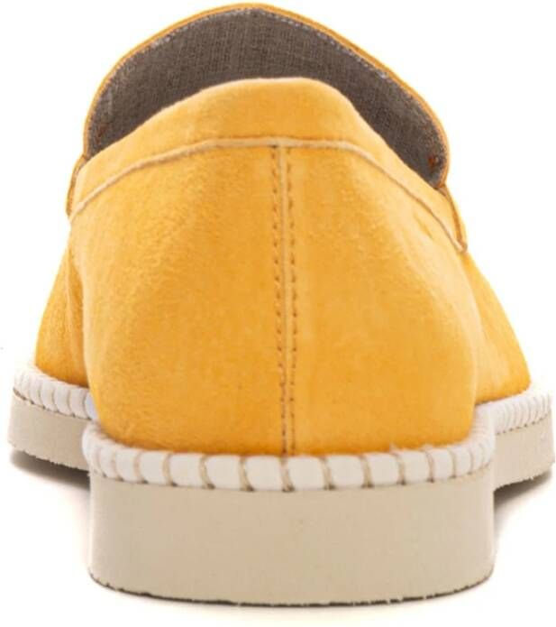 Hogan Mocassino Loafer in suede Yellow Dames