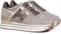Hogan Bruine en Gouden Sneakers met Suède en Metallic Leer Brown Dames - Thumbnail 3