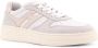 Hogan Monogram Leren Sneakers Beige Dames - Thumbnail 2