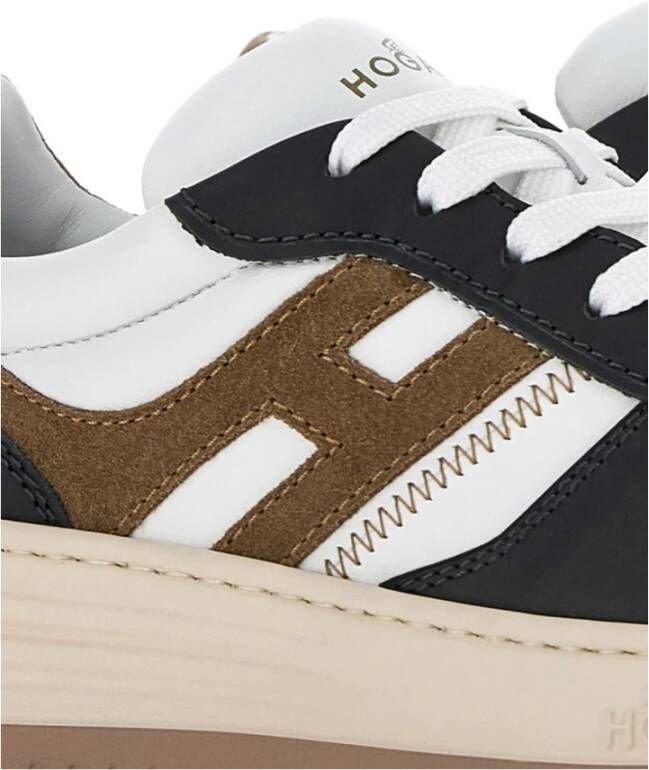 Hogan Multicolor Leren Sneakers Aw24 Multicolor Heren