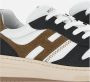 HOGAN Lage Sneakers Heren Led Basket Sneaker Maat: 11 Materiaal: Leer Kleur: Wit - Thumbnail 8