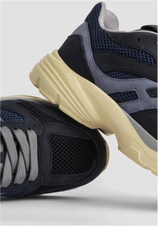 Hogan Navy Blauwe Jogging Sneakers