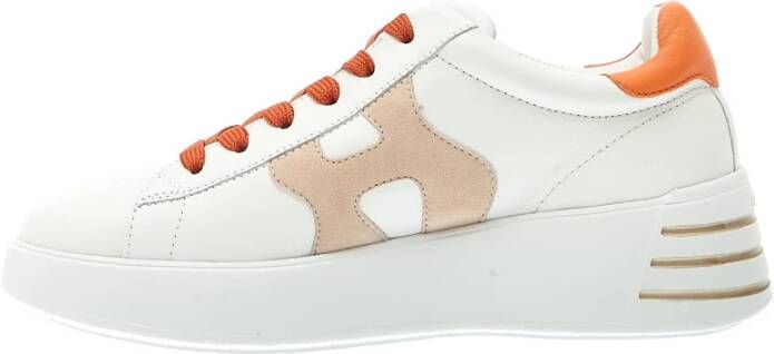 Hogan Oranje Rebel Sneakers White Dames