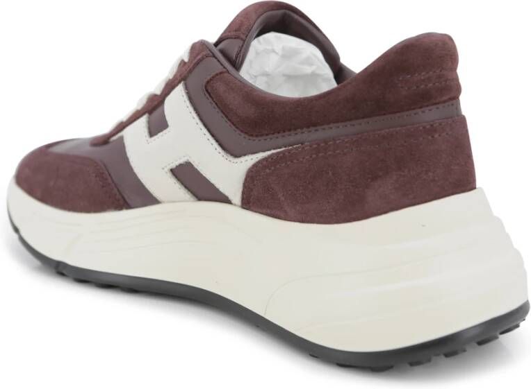 Hogan Paarse platte schoenen voor vrouwen