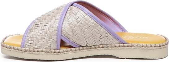 Hogan Paarse Sandalen voor Vrouwen Purple Dames