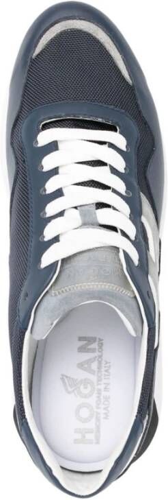 Hogan Panelled Veterschoenen Blue Heren