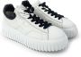 Hogan Platform sneakers in wit met zwarte details - Thumbnail 2